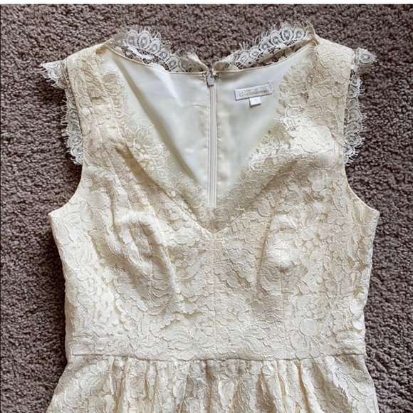 Cream Shoshanna dress in size 4 Great condition. - Picture 2 of 5